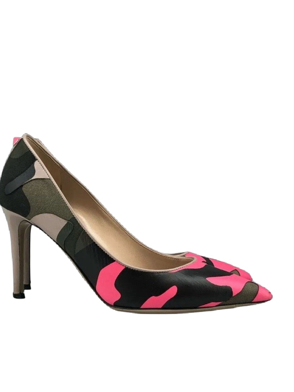 🛍️ Valentino Garavani Authentic & Rare Rockstud Neon Camo Pointed Toe Pumps